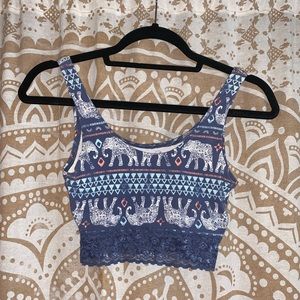 Elephant crop top